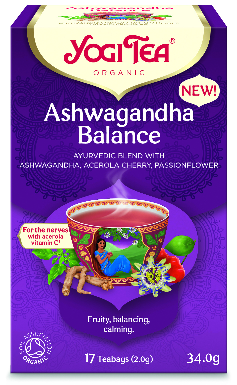 Yogi Tea Ashwagandha Balance Bio 17 Tea Bags